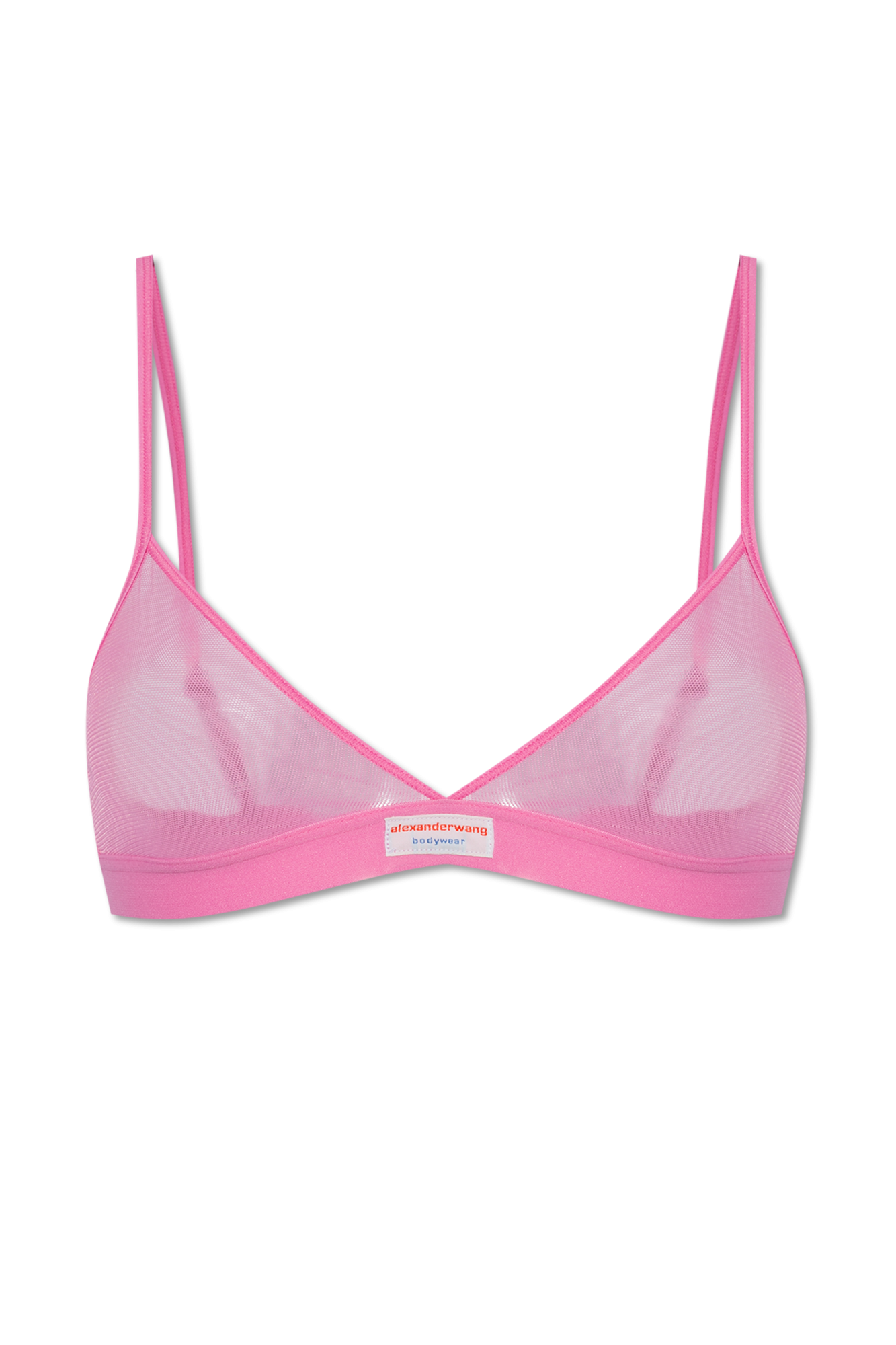 Pink Bra with logo Alexander Wang Vitkac GB